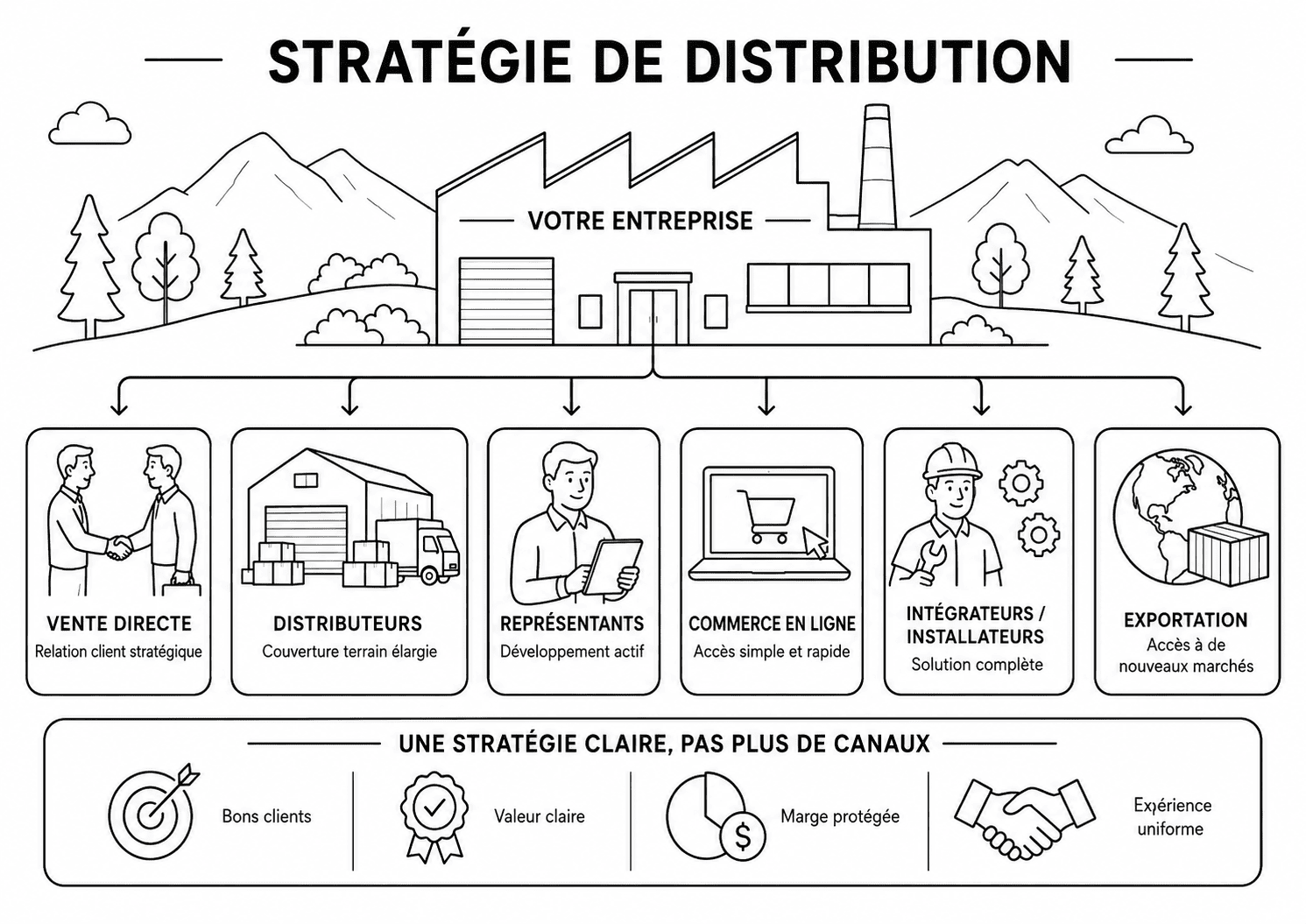 Stratégie de distribution : être présent partout n’est pas une stratégie